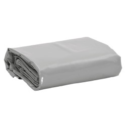 vidaXL Lona gris 4x6 m 600 g/m²