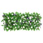 vidaXL Enrejado valla expansible de hiedra artificial verde 180x20 cm vidaXL Enrejado valla expansible de hiedra artificial verde 180x20 cm