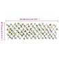 vidaXL Enrejado valla expansible hiedra artificial amarillo 180x60 cm vidaXL Enrejado valla expansible hiedra artificial amarillo 180x60 cm