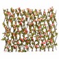 vidaXL Enrejado expansible hiedra artificial rosa 5 uds 180x60 cm vidaXL Enrejado expansible hiedra artificial rosa 5 uds 180x60 cm