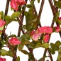 vidaXL Enrejado expansible hiedra artificial rosa 5 uds 180x60 cm vidaXL Enrejado expansible hiedra artificial rosa 5 uds 180x60 cm