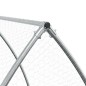 vidaXL Jaula para gallinas acero galvanizado plateado 300x105x120 cm