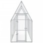 vidaXL Jaula para gallinas acero galvanizado plateado 400x100x190 cm vidaXL Jaula para gallinas acero galvanizado plateado 400x100x190 cm