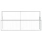 vidaXL Jaula para gallinas acero galvanizado plateado 400x100x190 cm vidaXL Jaula para gallinas acero galvanizado plateado 400x100x190 cm