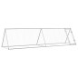 vidaXL Jaula para gallinas acero galvanizado plateado 400x105x91 cm vidaXL Jaula para gallinas acero galvanizado plateado 400x105x91 cm