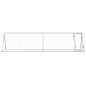 vidaXL Jaula para gallinas acero galvanizado plateado 400x105x91 cm vidaXL Jaula para gallinas acero galvanizado plateado 400x105x91 cm