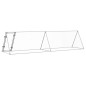 vidaXL Jaula para gallinas acero galvanizado plateado 400x105x91 cm vidaXL Jaula para gallinas acero galvanizado plateado 400x105x91 cm