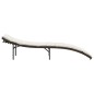 vidaXL Tumbona con cojín ratán sintético marrón 55x199x50 cm vidaXL Tumbona con cojín ratán sintético marrón 55x199x50 cm