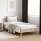 vidaXL Estructura de cama con cabecero madera maciza de pino 90x200 cm