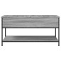 vidaXL Mesa de centro madera ingeniería metal gris Sonoma 100x50x50 cm vidaXL Mesa de centro madera ingeniería metal gris Sonoma 100x50x50 cm