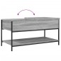 vidaXL Mesa de centro madera ingeniería metal gris Sonoma 100x50x50 cm vidaXL Mesa de centro madera ingeniería metal gris Sonoma 100x50x50 cm