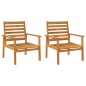 vidaXL Juego de muebles de jardín 5 pzas madera maciza de acacia vidaXL Juego de muebles de jardín 5 pzas madera maciza de acacia
