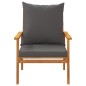 vidaXL Set de muebles para jardín 3 piezas con cojines madera acacia vidaXL Set de muebles para jardín 3 piezas con cojines madera acacia