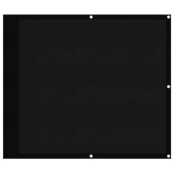 vidaXL Pantalla de balcón 100% poliéster Oxford negro 90x1000 cm