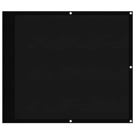 vidaXL Pantalla de balcón 100% poliéster Oxford negro 90x1000 cm