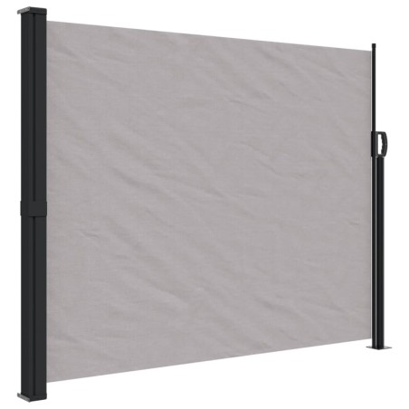 vidaXL Toldo lateral retráctil de jardín gris170x300 cm