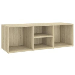 vidaXL Banco zapatero de contrachapada color roble 105x35x35 cm
