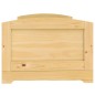 vidaXL Sofá cama con 5 cajones madera maciza pino IRUN 90x200cm