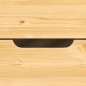 vidaXL Sofá cama con 3 cajones madera maciza pino IRUN 90x200cm