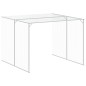 vidaXL Caseta perros con corral acero galvanizado gris 214x1273x181 cm vidaXL Caseta perros con corral acero galvanizado gris 214x1273x181 cm