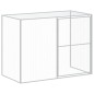 vidaXL Caseta perro corral acero galvanizado gris claro 214x1069x181cm vidaXL Caseta perro corral acero galvanizado gris claro 214x1069x181cm