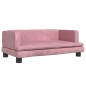 vidaXL Sofá para niños de terciopelo rosa 80x45x30 cm vidaXL Sofá para niños de terciopelo rosa 80x45x30 cm