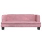 vidaXL Sofá para niños de terciopelo rosa 80x45x30 cm vidaXL Sofá para niños de terciopelo rosa 80x45x30 cm