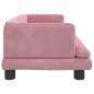 vidaXL Sofá para niños de terciopelo rosa 80x45x30 cm vidaXL Sofá para niños de terciopelo rosa 80x45x30 cm