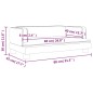 vidaXL Sofá para niños de terciopelo rosa 80x45x30 cm vidaXL Sofá para niños de terciopelo rosa 80x45x30 cm