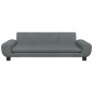 vidaXL Sofá para niños de terciopelo gris oscuro 100x54x33 cm vidaXL Sofá para niños de terciopelo gris oscuro 100x54x33 cm