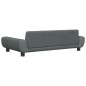 vidaXL Sofá para niños de terciopelo gris oscuro 100x54x33 cm vidaXL Sofá para niños de terciopelo gris oscuro 100x54x33 cm