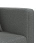 vidaXL Sofá cama en forma de L tela gris oscuro 275x140x70 cm vidaXL Sofá cama en forma de L tela gris oscuro 275x140x70 cm