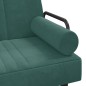 vidaXL Sofá cama en forma de L terciopelo verde oscuro 260x140x70 cm vidaXL Sofá cama en forma de L terciopelo verde oscuro 260x140x70 cm