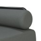 vidaXL Sofá cama en forma de L tela gris oscuro 260x140x70 cm vidaXL Sofá cama en forma de L tela gris oscuro 260x140x70 cm