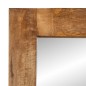 vidaXL Conjunto de muebles de baño 2 piezas madera maciza de mango