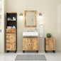 vidaXL Conjunto de muebles de baño 4 piezas madera maciza de mango vidaXL Conjunto de muebles de baño 4 piezas madera maciza de mango