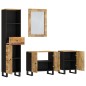 vidaXL Conjunto de muebles de baño 4 piezas madera maciza de mango vidaXL Conjunto de muebles de baño 4 piezas madera maciza de mango