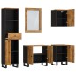 vidaXL Conjunto de muebles de baño 5 piezas madera maciza de mango vidaXL Conjunto de muebles de baño 5 piezas madera maciza de mango