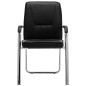 vidaXL Silla de oficina de cuero sintético negra vidaXL Silla de oficina de cuero sintético negra