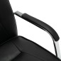 vidaXL Silla de oficina de cuero sintético negra vidaXL Silla de oficina de cuero sintético negra