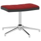 vidaXL Silla de relajación con reposapiés terciopelo y PVC rojo tinto vidaXL Silla de relajación con reposapiés terciopelo y PVC rojo tinto