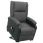 vidaXL Sillón de masaje elevable tela gris oscuro vidaXL Sillón de masaje elevable tela gris oscuro