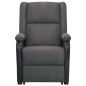 vidaXL Sillón de masaje elevable tela gris oscuro vidaXL Sillón de masaje elevable tela gris oscuro