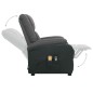 vidaXL Sillón de masaje elevable tela gris oscuro vidaXL Sillón de masaje elevable tela gris oscuro