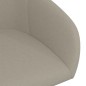 vidaXL Sillas de comedor giratorias 2 uds de terciopelo gris claro vidaXL Sillas de comedor giratorias 2 uds de terciopelo gris claro