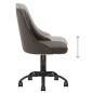 vidaXL Sillas de comedor giratorias 2 unidades terciopelo gris oscuro vidaXL Sillas de comedor giratorias 2 unidades terciopelo gris oscuro