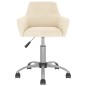 vidaXL Sillas de comedor giratorias 2 uds terciopelo crema vidaXL Sillas de comedor giratorias 2 uds terciopelo crema