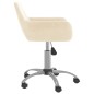 vidaXL Sillas de comedor giratorias 2 uds terciopelo crema vidaXL Sillas de comedor giratorias 2 uds terciopelo crema
