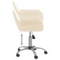vidaXL Sillas de comedor giratorias 2 uds terciopelo crema vidaXL Sillas de comedor giratorias 2 uds terciopelo crema
