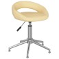 vidaXL Sillas de comedor giratorias 2 unidades cuero sintético crema vidaXL Sillas de comedor giratorias 2 unidades cuero sintético crema